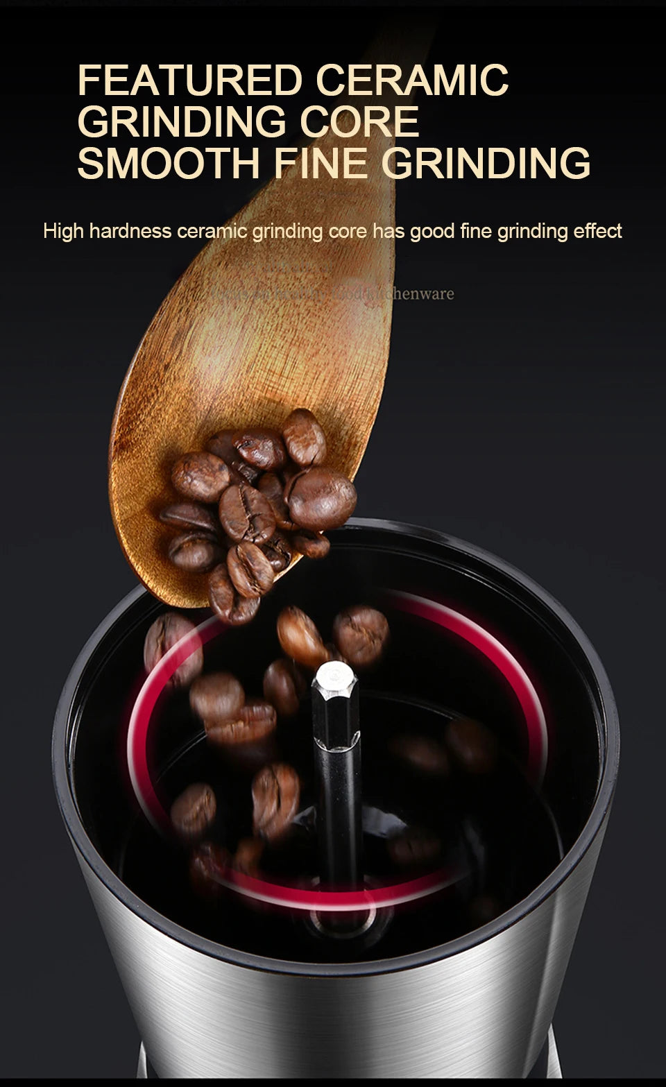 Manual Ceramic Coffee Grinder