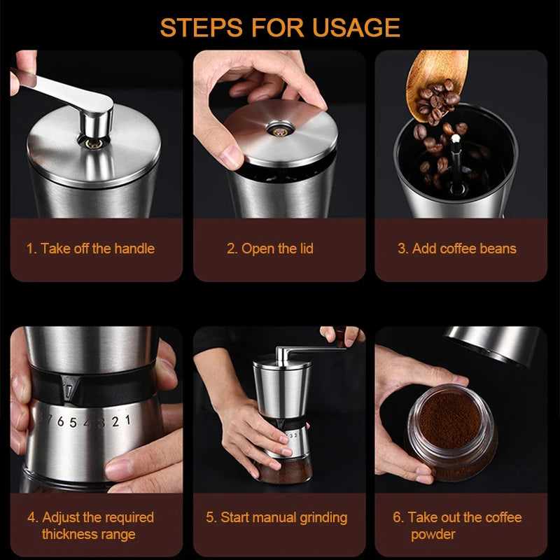 Manual Ceramic Coffee Grinder