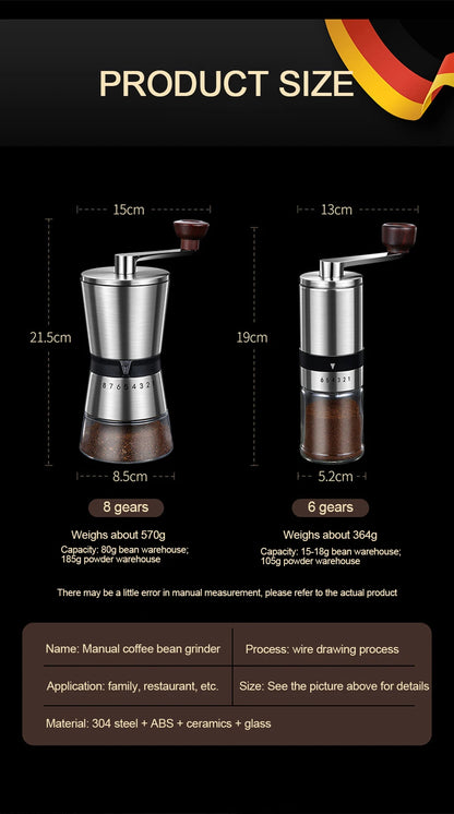 Manual Ceramic Coffee Grinder