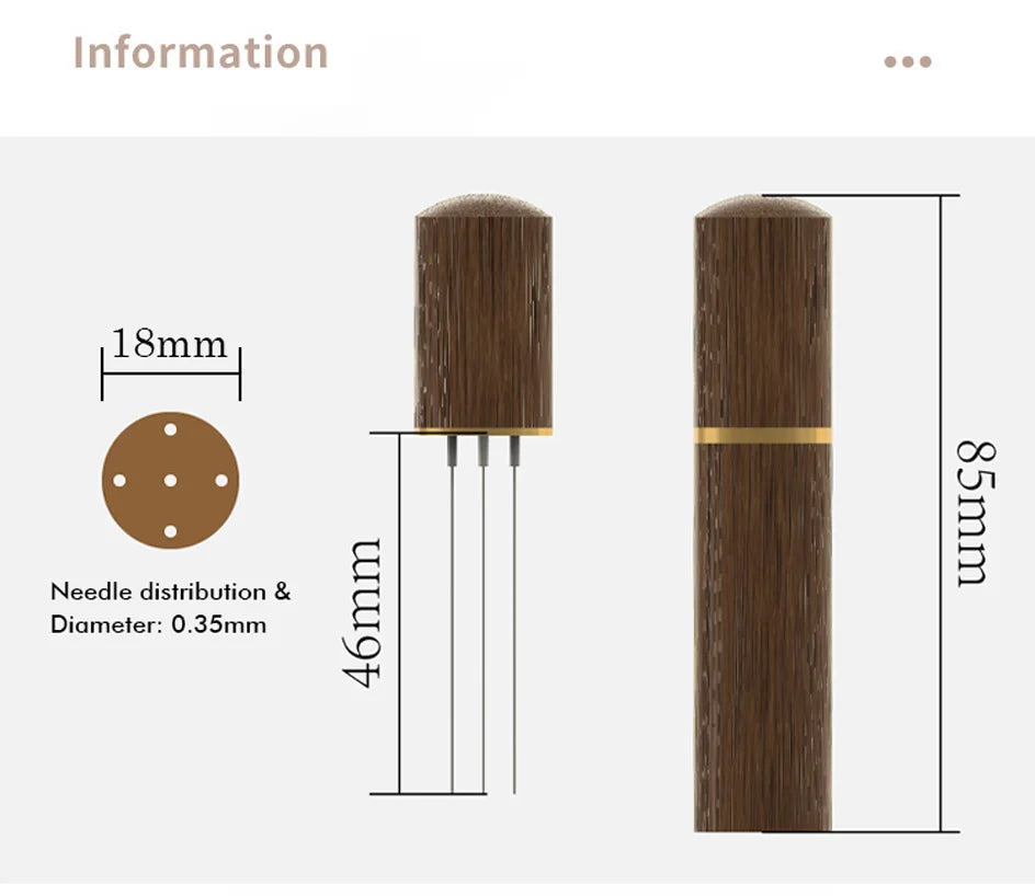 5 Pin Small Wooden Coffee Distribution